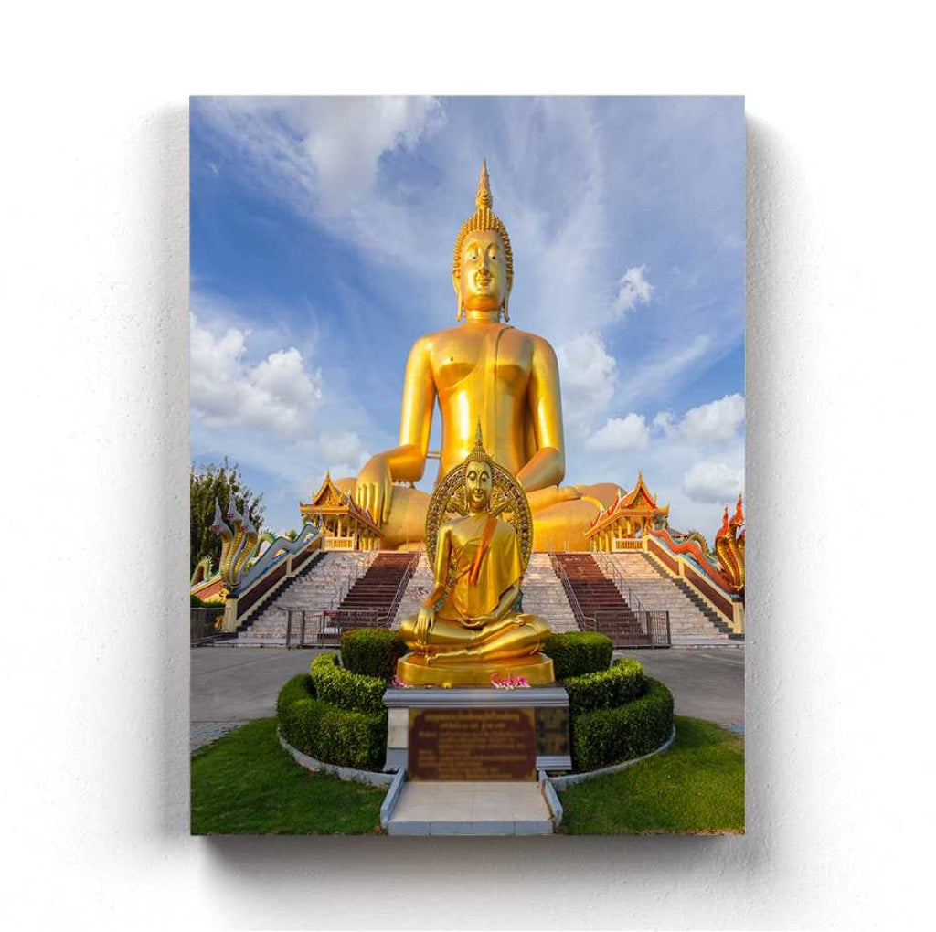 The Great Buddha - Spiritual Art Frame For Wall Decor- Funkydecors Xs / Canvas Posters Prints &