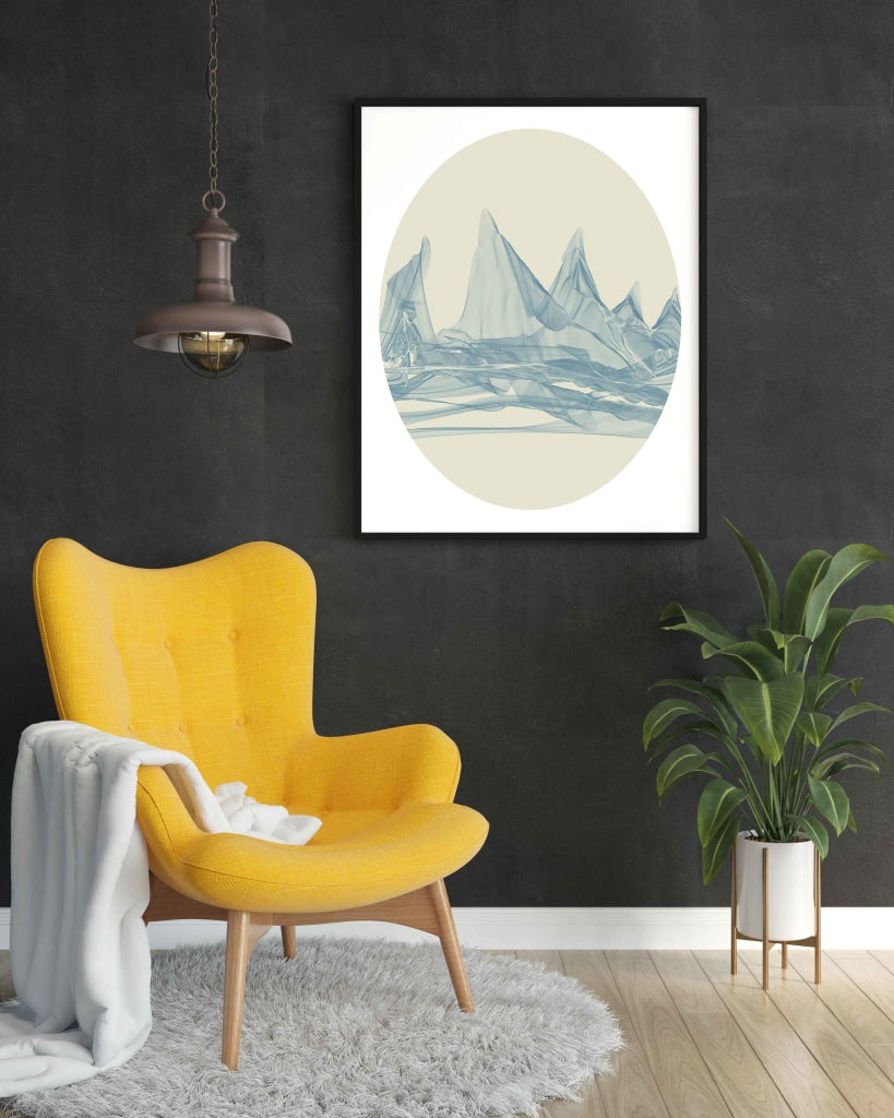 The Iceberg Effect - Nature Art Frame For Wall Decor- Funkydecors Xs / Black Posters Prints &amp; Visual