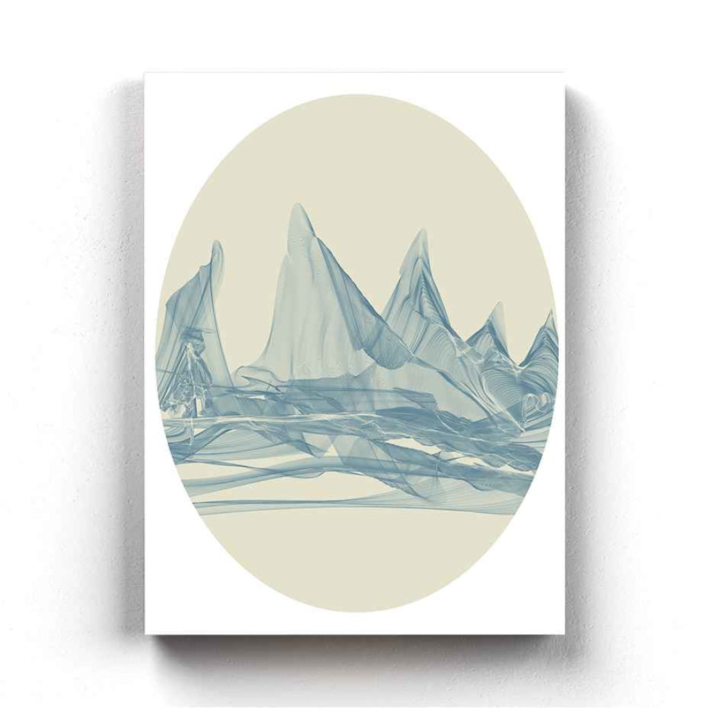 The Iceberg Effect - Nature Art Frame For Wall Decor- Funkydecors Xs / Canvas Posters Prints &
