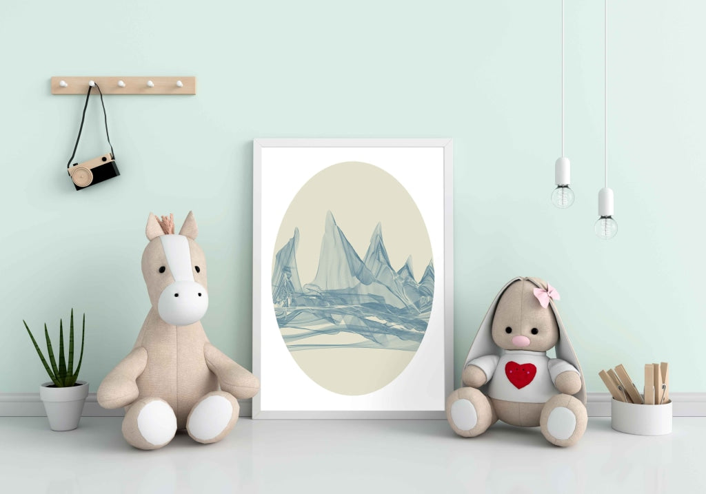 The Iceberg Effect - Nature Art Frame For Wall Decor- Funkydecors Xs / White Posters Prints &amp; Visual