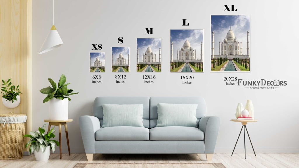 The Indian Revival - Architectural Art Frame For Wall Decor- Funkydecors Posters Prints &amp; Visual