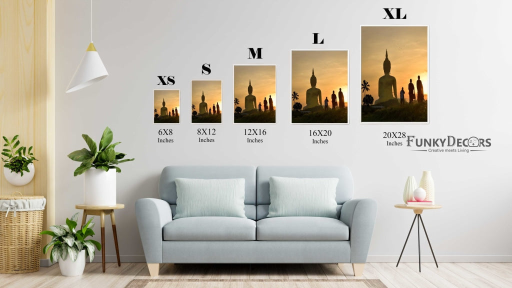 The Inner Peace - Spiritual Art Frame For Wall Decor- Funkydecors Posters Prints &amp; Visual Artwork