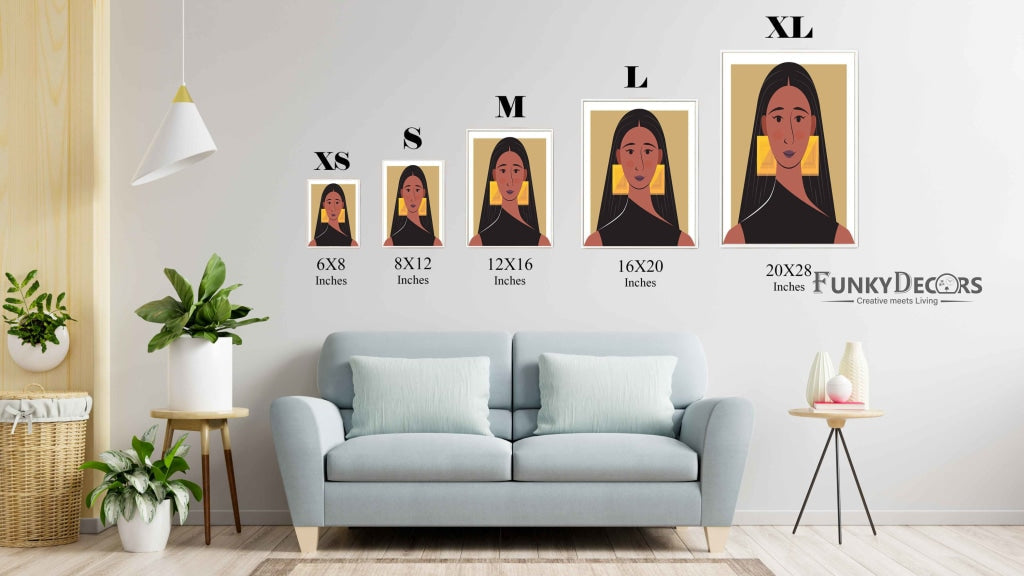 The Jewellery Art Portrait Frame For Wall Decor- Funkydecors Posters Prints & Visual Artwork
