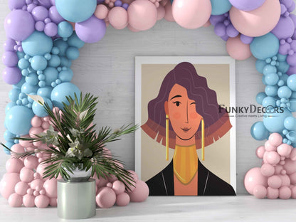 The Jewellery Art Portrait Frame For Wall Decor- Funkydecors Posters Prints & Visual Artwork