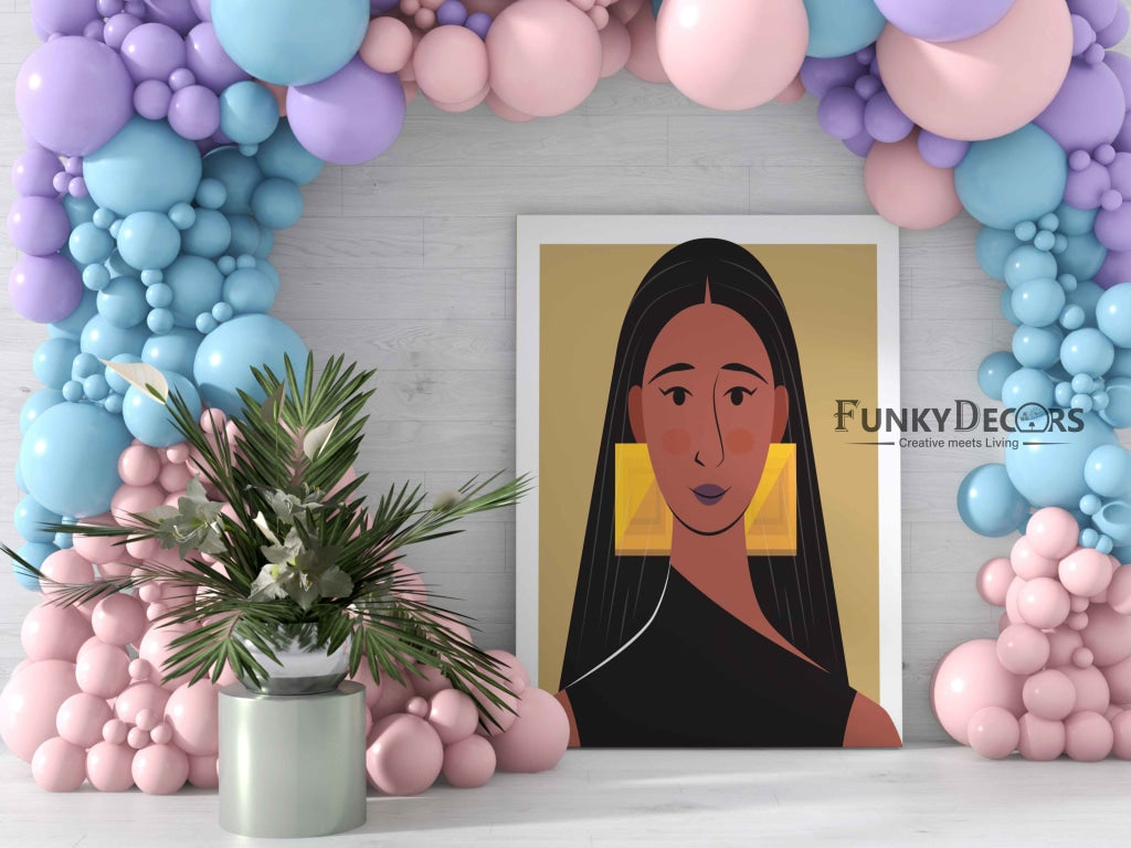 The Jewellery Art Portrait Frame For Wall Decor- Funkydecors Posters Prints & Visual Artwork