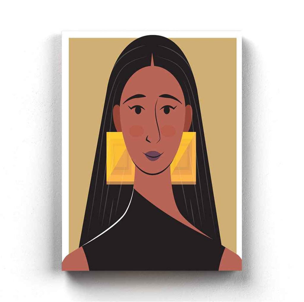 The Jewellery Art Portrait Frame For Wall Decor- Funkydecors Xs / Canvas Posters Prints &amp; Visual