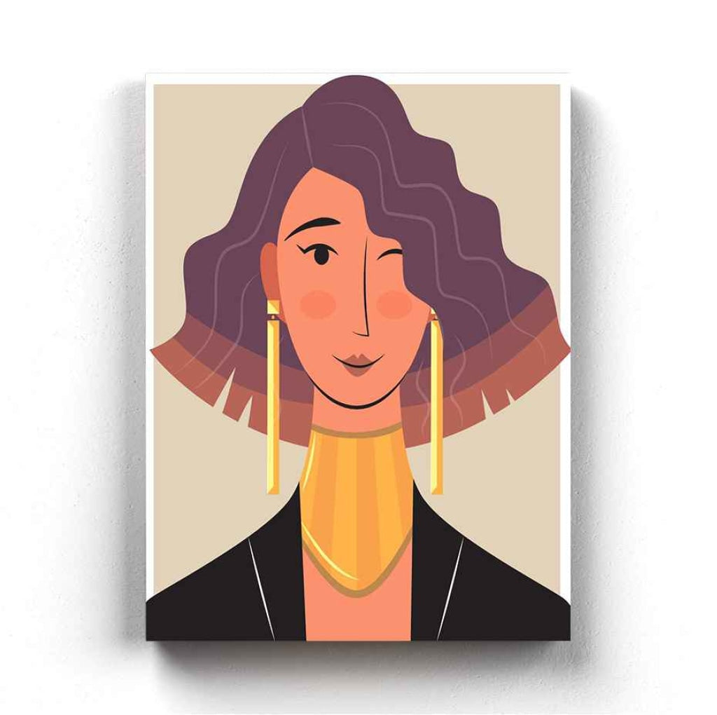 The Jewellery Art Portrait Frame For Wall Decor- Funkydecors Xs / Canvas Posters Prints &amp; Visual