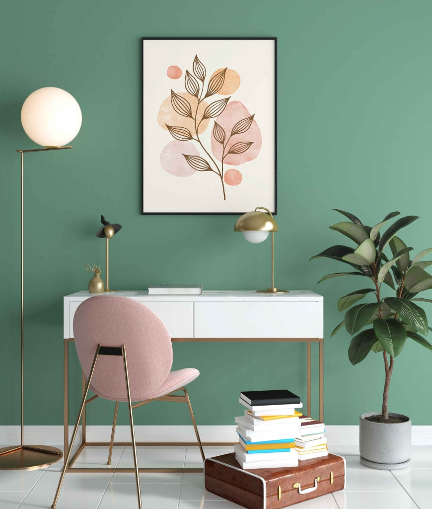 The Leaf Print - Nature Art Frame For Wall Decor- Funkydecors Xs / Black Posters Prints &amp; Visual