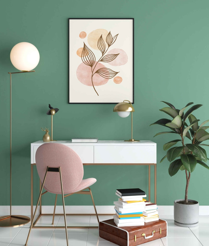 The Leaf Print - Nature Art Frame For Wall Decor- Funkydecors Xs / Black Posters Prints &amp; Visual