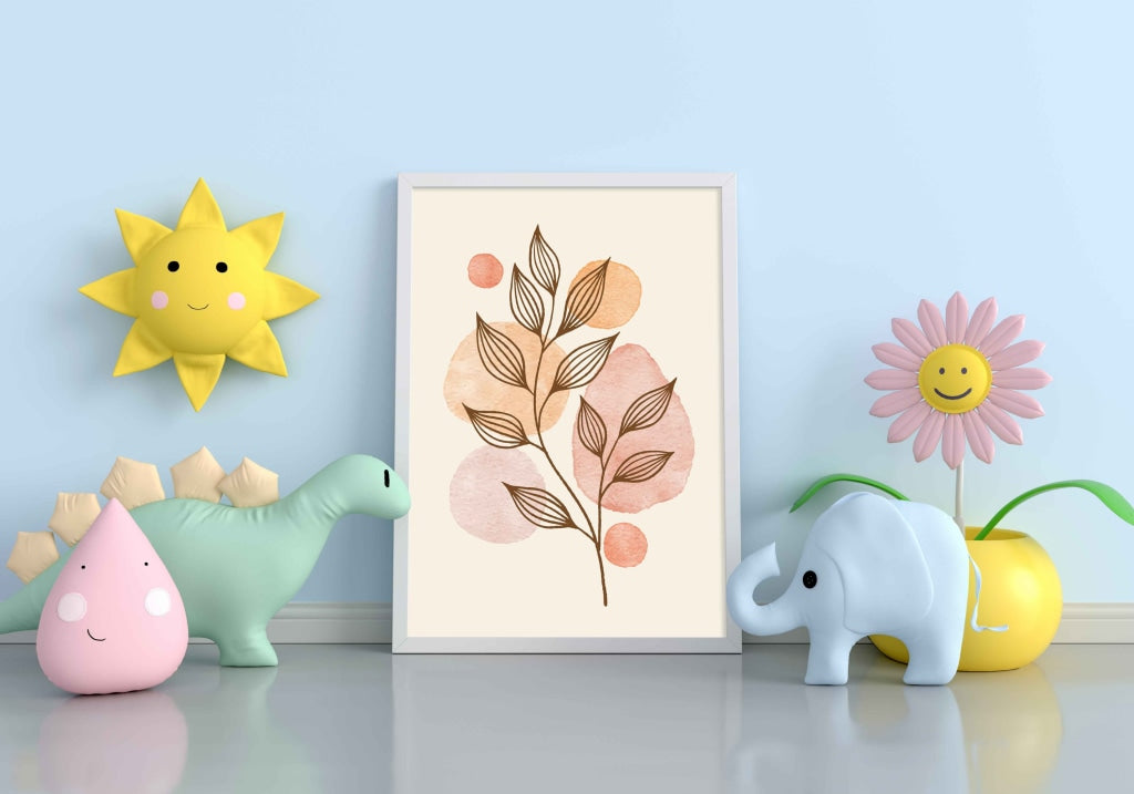 The Leaf Print - Nature Art Frame For Wall Decor- Funkydecors Xs / White Posters Prints &amp; Visual