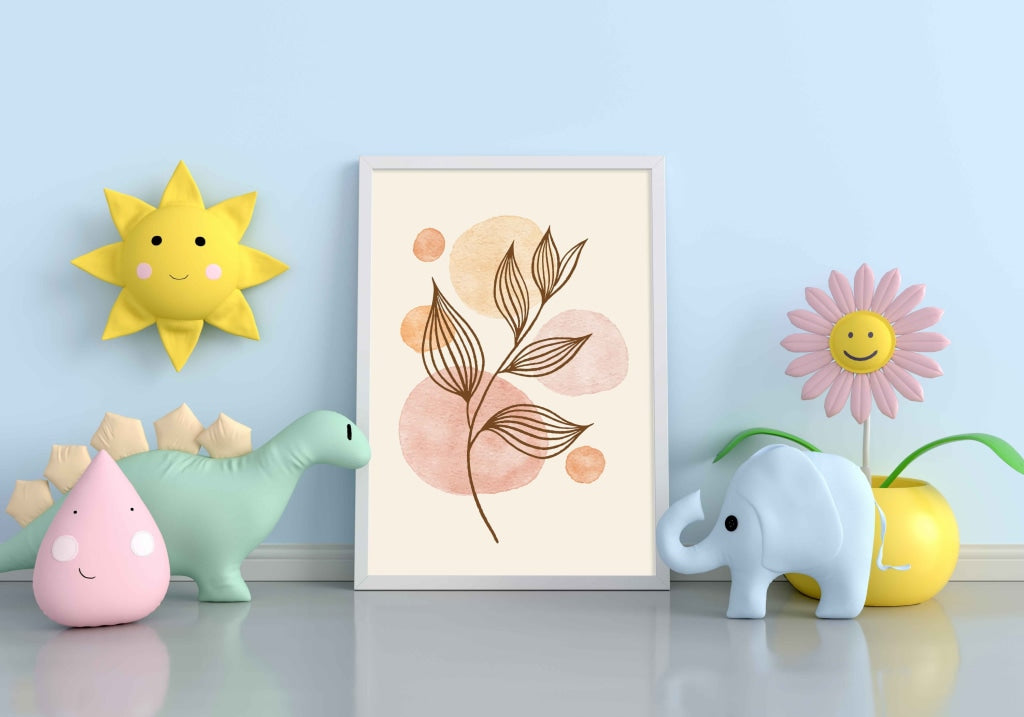 The Leaf Print - Nature Art Frame For Wall Decor- Funkydecors Xs / White Posters Prints &amp; Visual