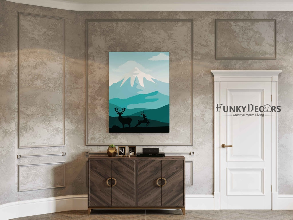 The Mountain Shades - Animal Art Frame For Wall Decor- Funkydecors Posters Prints & Visual Artwork