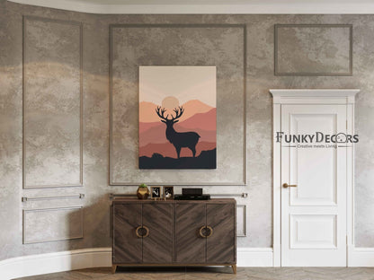 The Mountain Shades - Animal Art Frame For Wall Decor- Funkydecors Posters Prints & Visual Artwork