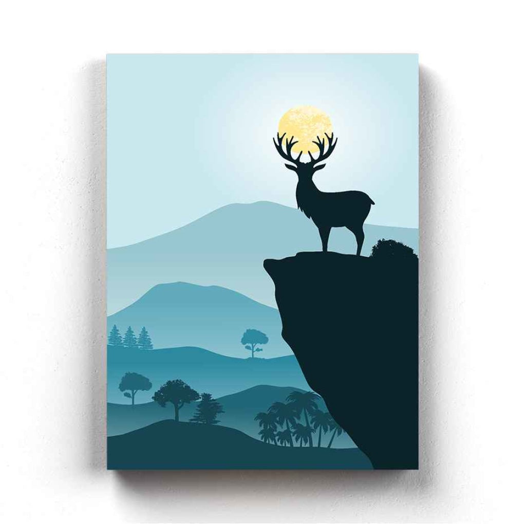 The Mountain Shades - Animal Art Frame For Wall Decor- Funkydecors Xs / Canvas Posters Prints &amp;