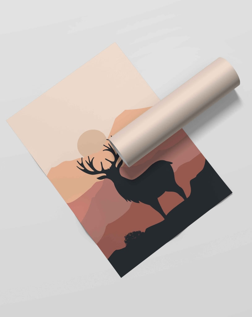 The Mountain Shades - Animal Art Frame For Wall Decor- Funkydecors Xs / Roll Posters Prints &amp; Visual