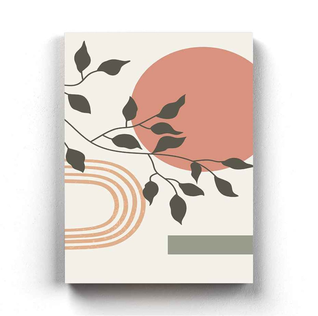 The Mystery Of Curves - Minimal Art Frame For Wall Decor- Funkydecors Xs / Canvas Posters Prints &