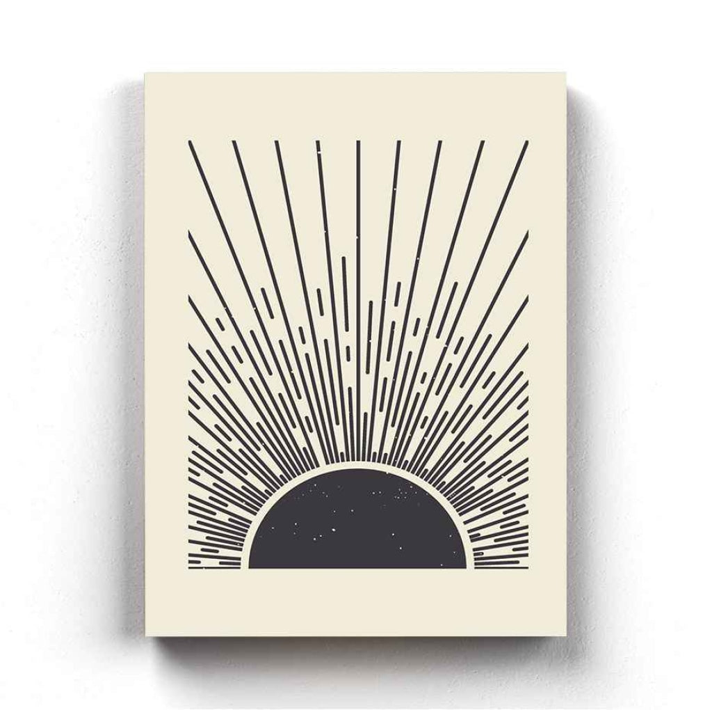 The Mystery Of Lines - Minimal Art Frame For Wall Decor- Funkydecors Xs / Canvas Posters Prints &
