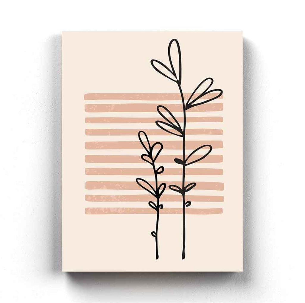 The Mystery Of Lines - Minimal Art Frame For Wall Decor- Funkydecors Xs / Canvas Posters Prints &