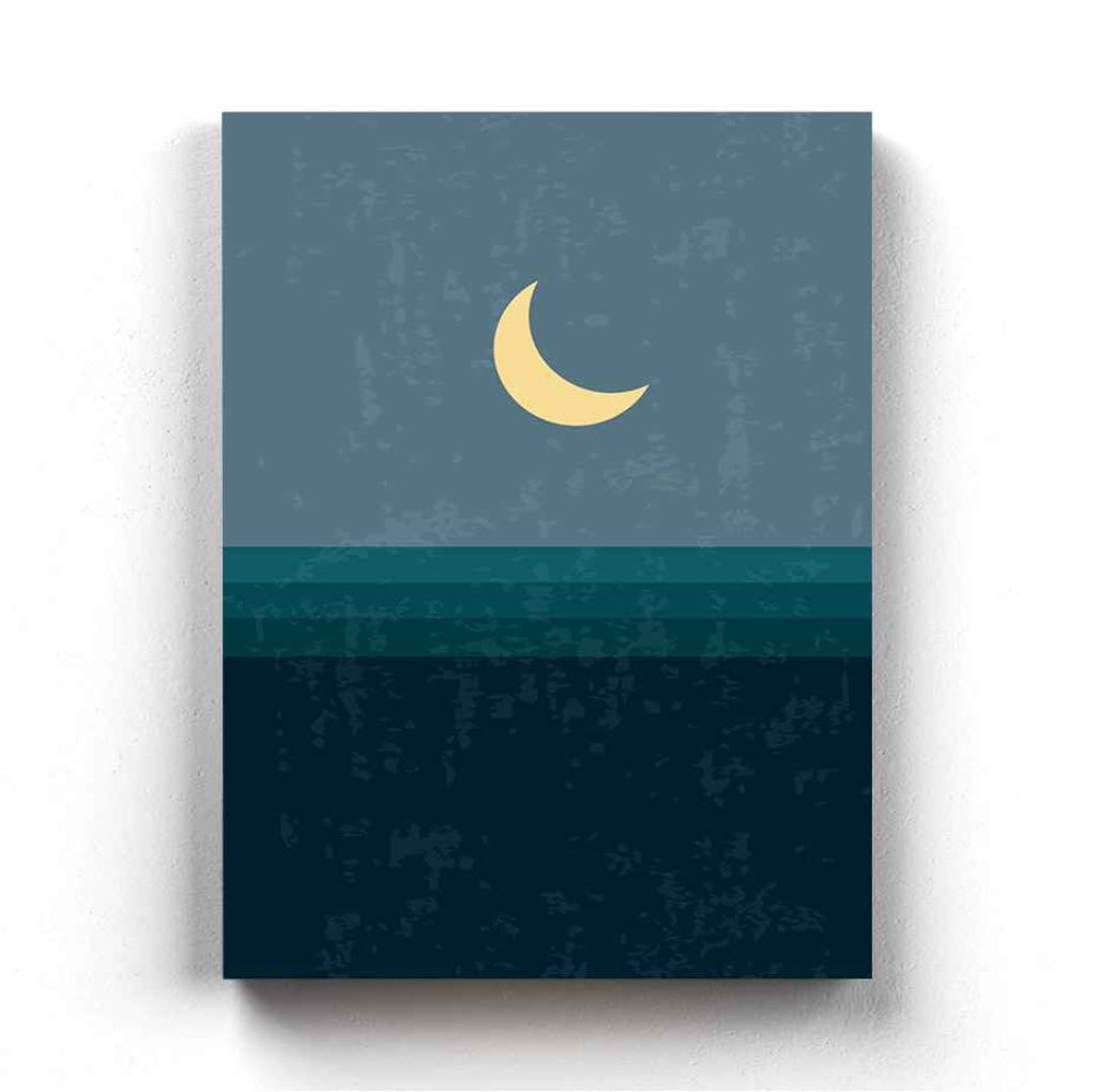 The Night Mode - Abstract Art Frame For Wall Decor- Funkydecors Xs / Canvas Posters Prints &amp; Visual