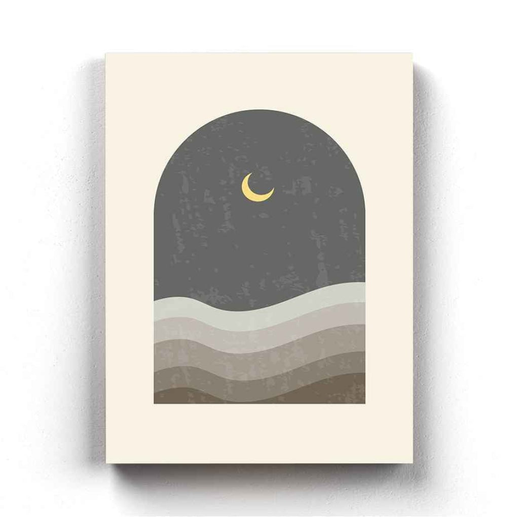 The Night Mode - Abstract Art Frame For Wall Decor- Funkydecors Xs / Canvas Posters Prints &amp; Visual