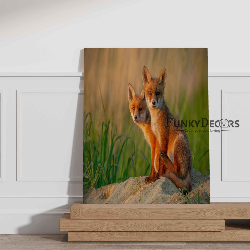 The Red Fox - Animal Art Frame For Wall Decor- Funkydecors Posters Prints & Visual Artwork