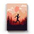 The Runner - Sports Art Frame For Wall Decor- Funkydecors Xs / Canvas Posters Prints & Visual