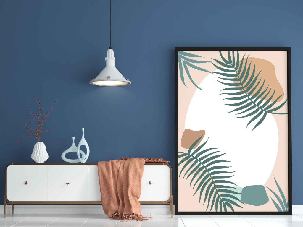 The Shade Of Green - Minimal Art Frame For Wall Decor- Funkydecors Xs / Black Posters Prints &