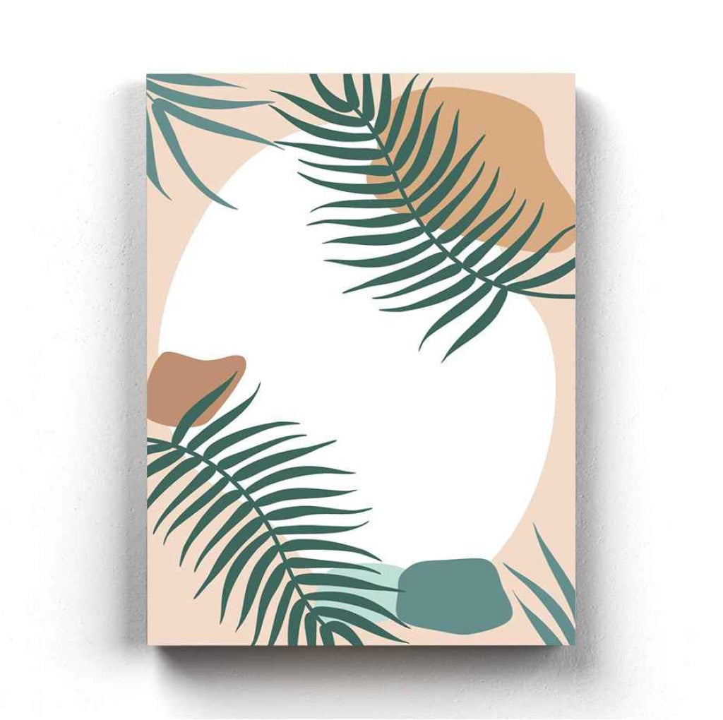 The Shade Of Green - Minimal Art Frame For Wall Decor- Funkydecors Xs / Canvas Posters Prints &