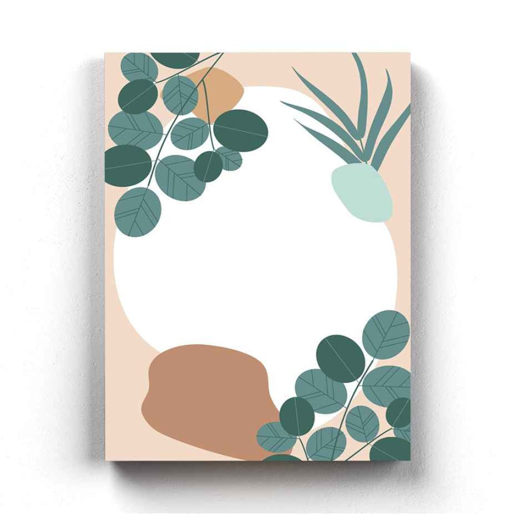 The Shade Of Green - Minimal Art Frame For Wall Decor- Funkydecors Xs / Canvas Posters Prints &