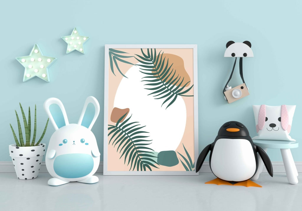 The Shade Of Green - Minimal Art Frame For Wall Decor- Funkydecors Xs / White Posters Prints &
