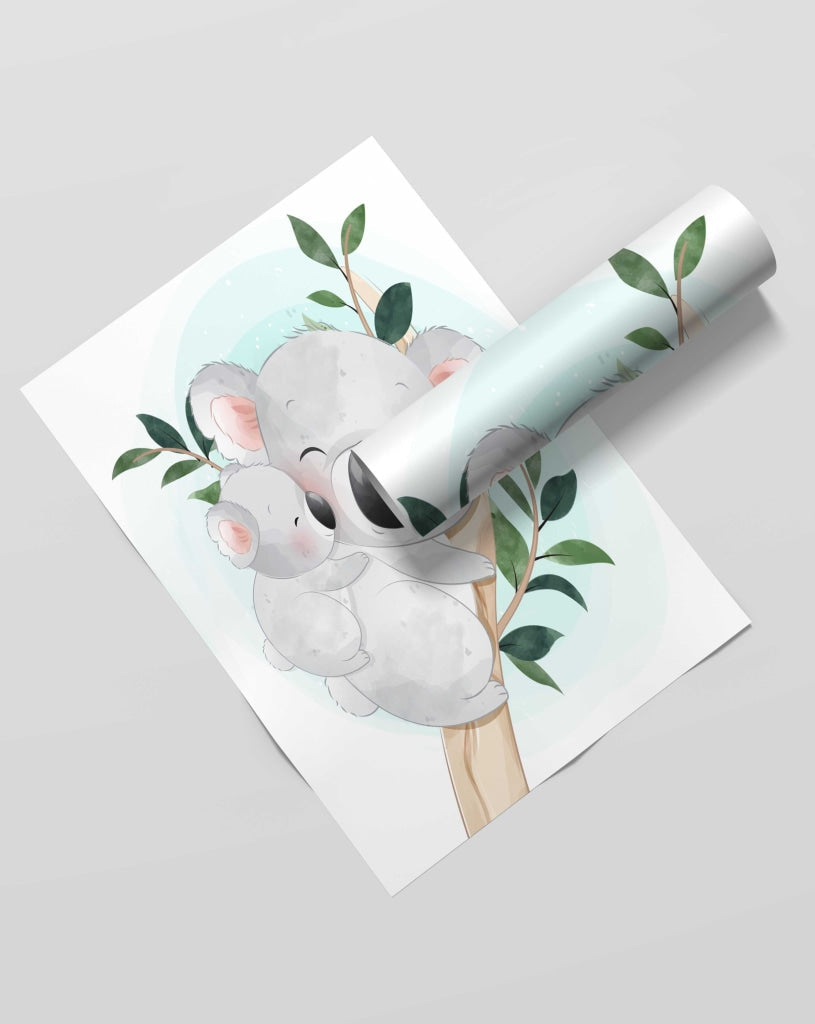 The Sleeping Panda - Nursery Art Frame For Wall Decor- Funkydecors Xs / Roll Posters Prints &amp; Visual