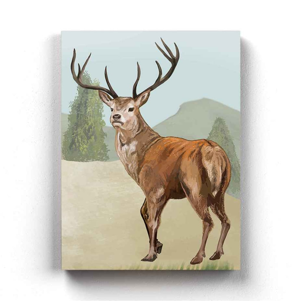 The Spooky Horns - Animal Art Frame For Wall Decor- Funkydecors Xs / Canvas Posters Prints & Visual