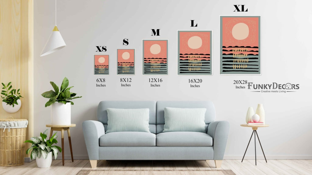 The Stroke - Abstract Art Frame For Wall Decor- Funkydecors Posters Prints &amp; Visual Artwork