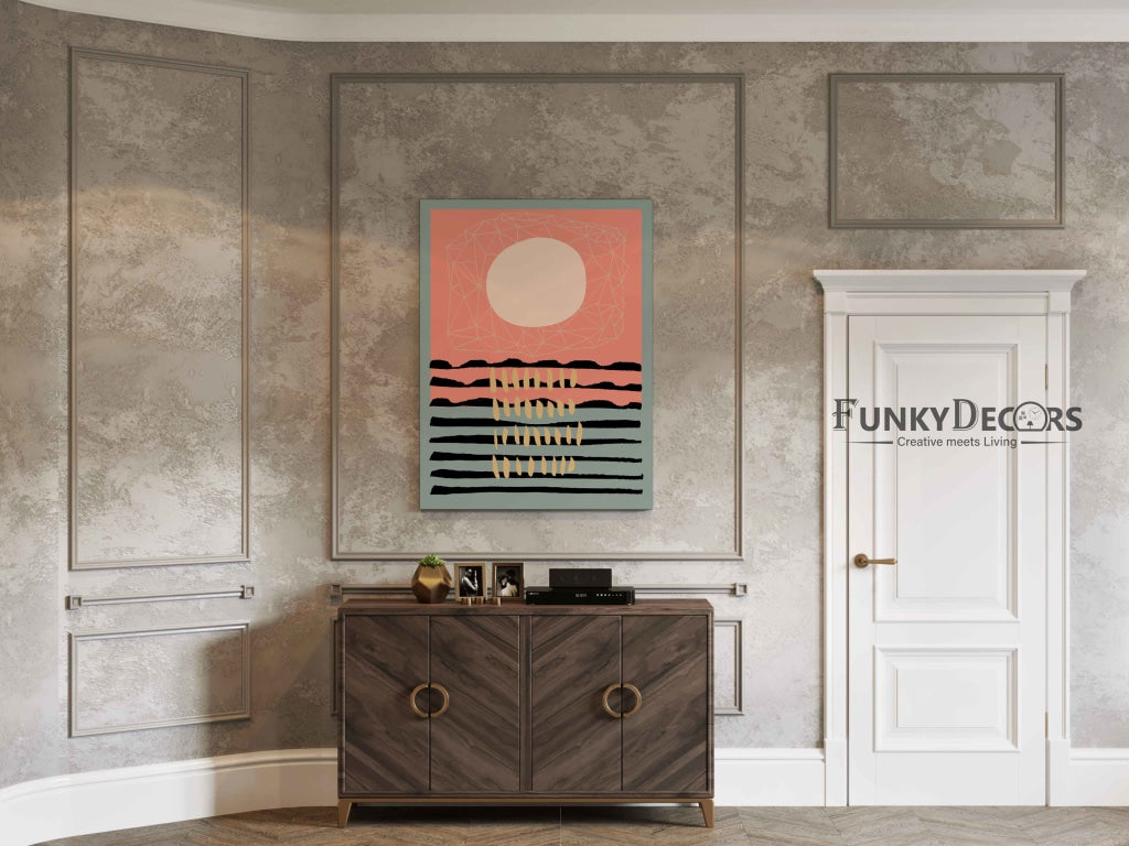 The Stroke - Abstract Art Frame For Wall Decor- Funkydecors Posters Prints &amp; Visual Artwork
