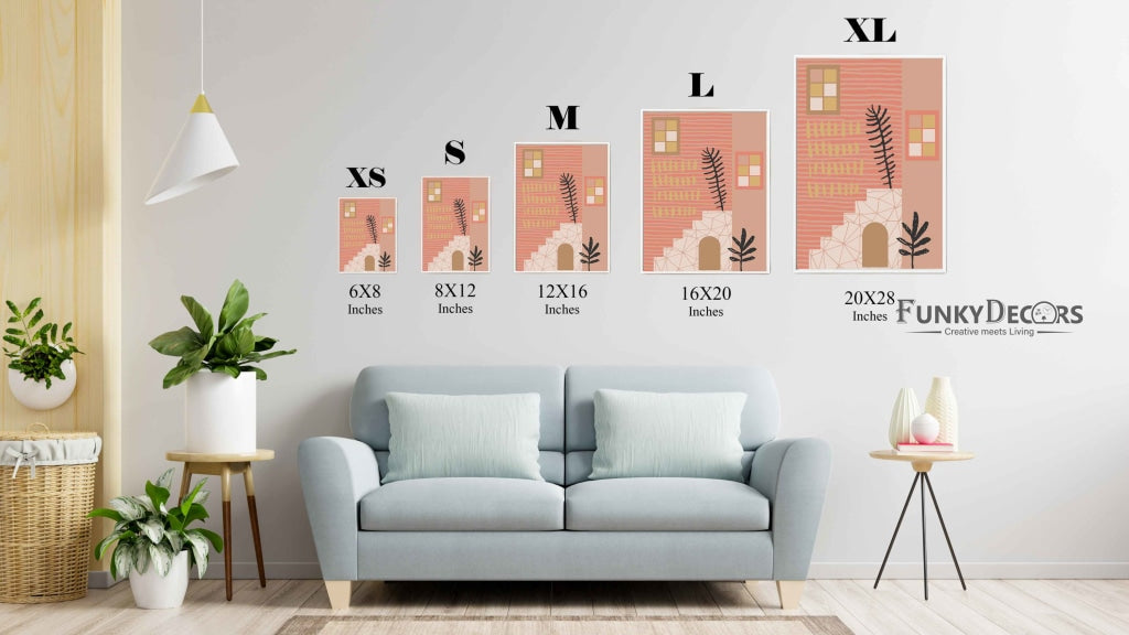 The Stroke - Abstract Art Frame For Wall Decor- Funkydecors Posters Prints &amp; Visual Artwork