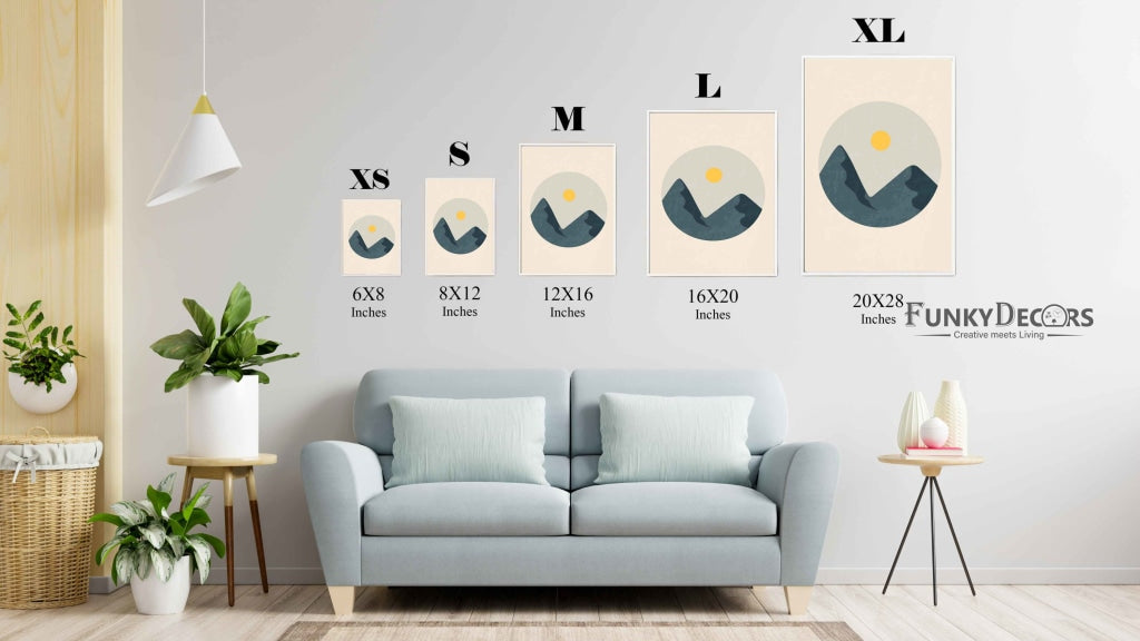 The Sun Art - Nature Frame For Wall Decor- Funkydecors Posters Prints &amp; Visual Artwork