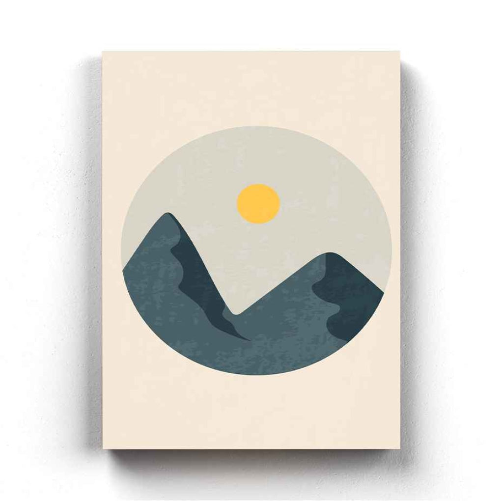 The Sun Art - Nature Frame For Wall Decor- Funkydecors Xs / Canvas Posters Prints &amp; Visual Artwork