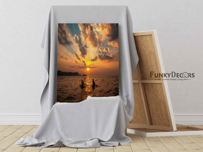 The Sunset Point - Love Art Frame For Wall Decor- Funkydecors Posters Prints & Visual Artwork