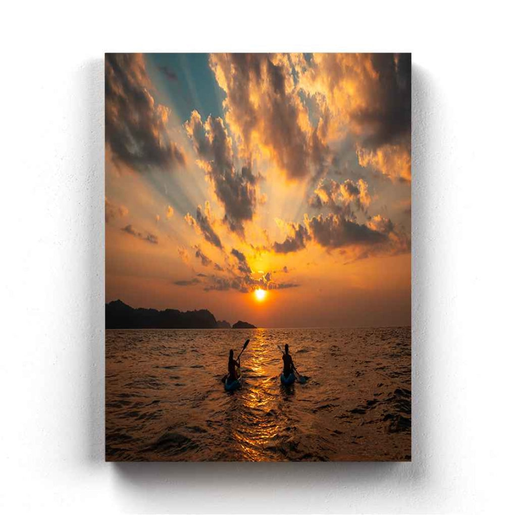 The Sunset Point - Love Art Frame For Wall Decor- Funkydecors Xs / Canvas Posters Prints & Visual