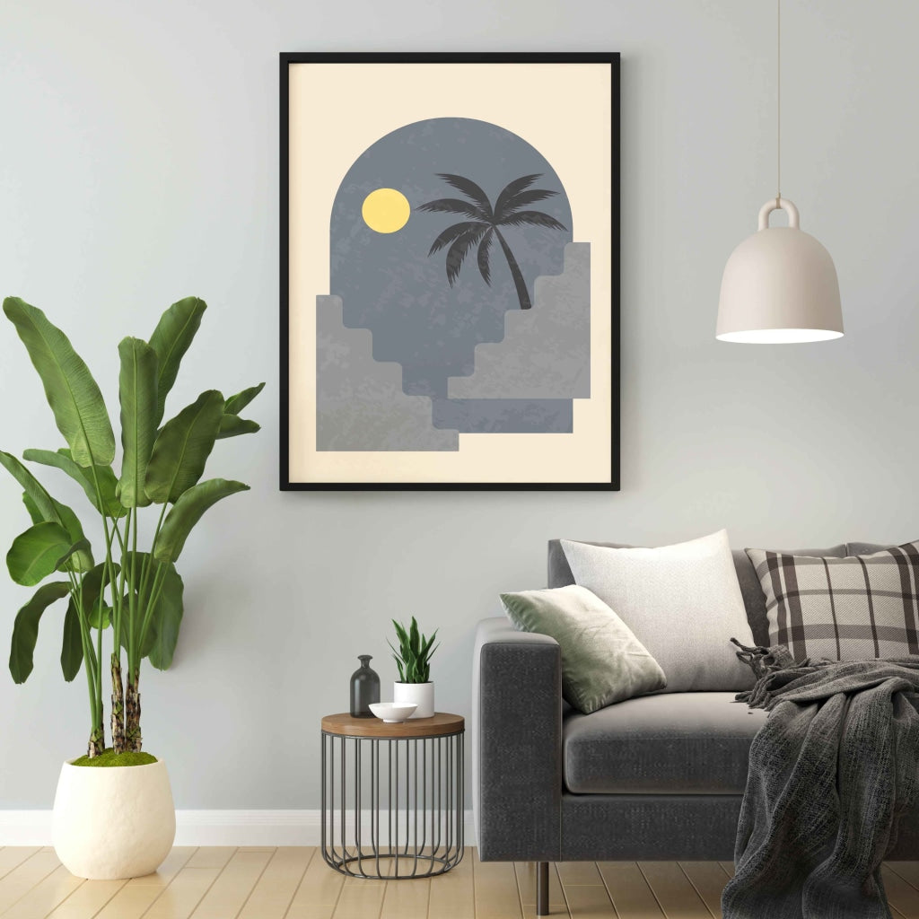 The Sunset Point - Nature Art Frame For Wall Decor- Funkydecors Xs / Black Posters Prints &amp; Visual
