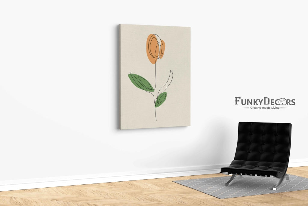 The Tulip Touch - Nature Art Frame For Wall Decor- Funkydecors Posters Prints & Visual Artwork