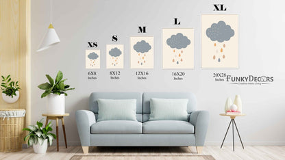 The Weather Art - Minimal Frame For Wall Decor- Funkydecors Posters Prints & Visual Artwork