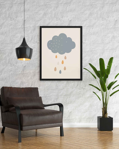 The Weather Art - Minimal Frame For Wall Decor- Funkydecors Xs / Black Posters Prints & Visual