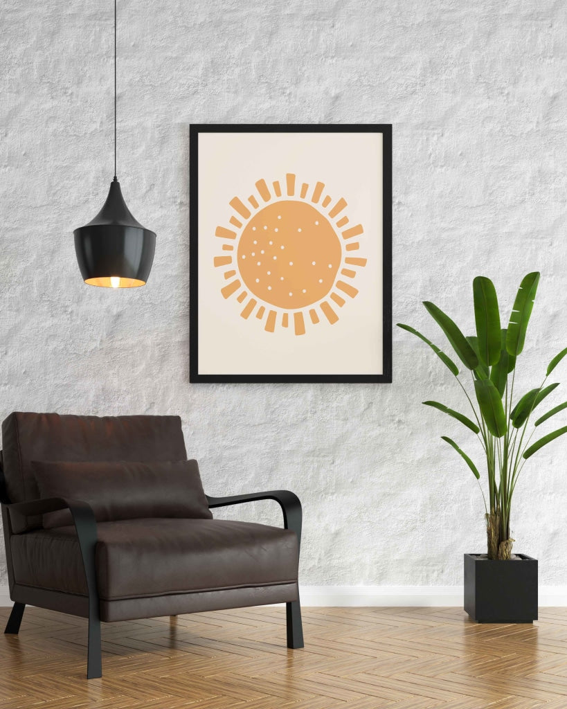 The Weather Art - Minimal Frame For Wall Decor- Funkydecors Xs / Black Posters Prints &amp; Visual