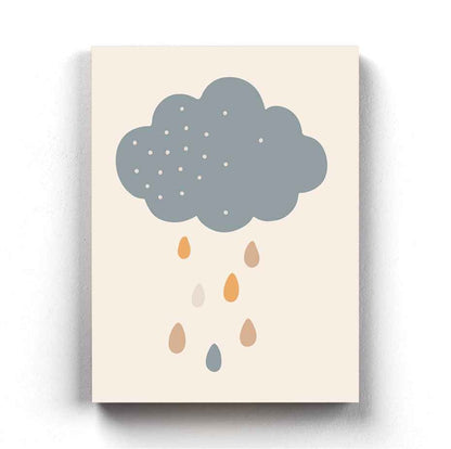 The Weather Art - Minimal Frame For Wall Decor- Funkydecors Xs / Canvas Posters Prints & Visual