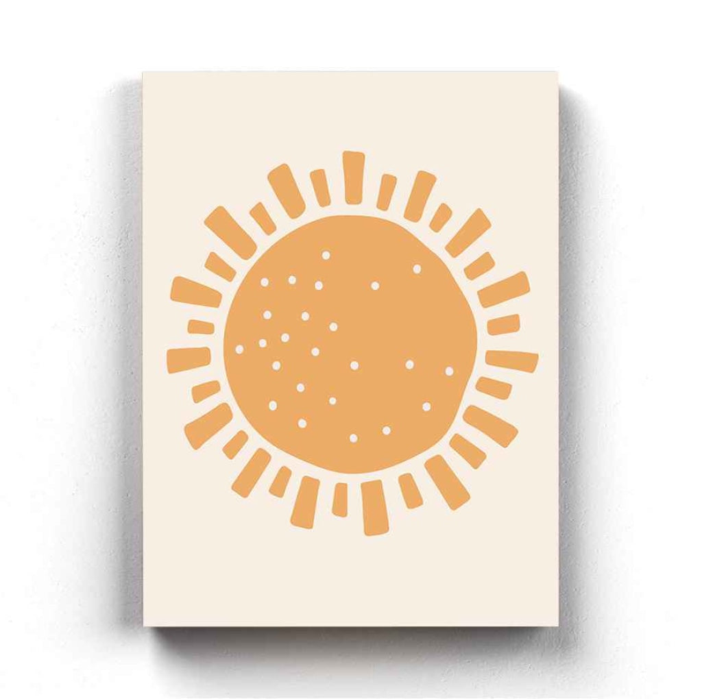 The Weather Art - Minimal Frame For Wall Decor- Funkydecors Xs / Canvas Posters Prints & Visual