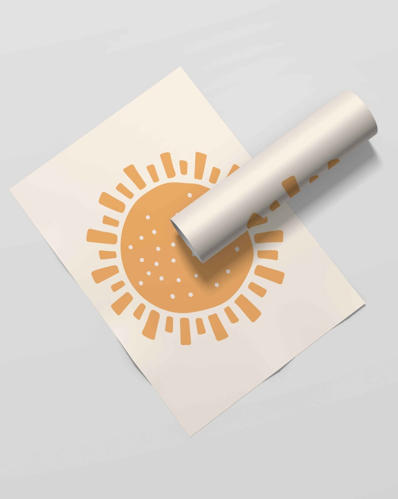 The Weather Art - Minimal Frame For Wall Decor- Funkydecors Xs / Roll Posters Prints &amp; Visual