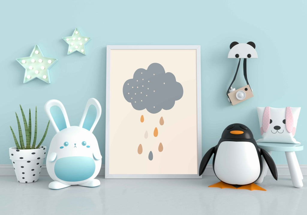 The Weather Art - Minimal Frame For Wall Decor- Funkydecors Xs / White Posters Prints & Visual