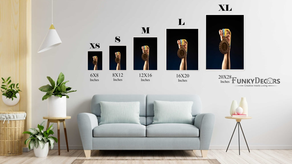 The Winner - Sports Art Frame For Wall Decor- Funkydecors Posters Prints &amp; Visual Artwork