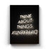 Think About Things Differently - Quotes Art Frame For Wall Decor- Funkydecors Xs / Canvas Posters